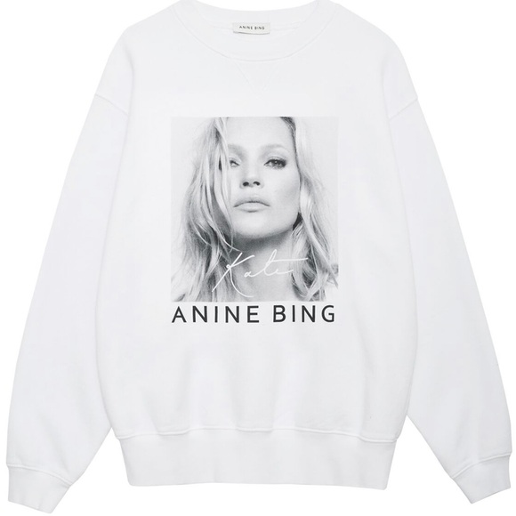 Anine Bing Kate Moss Sweatshirt - Picture 1 of 7